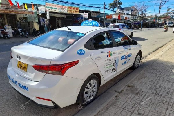 quảng cáo taxi ở Lâm Đồng
