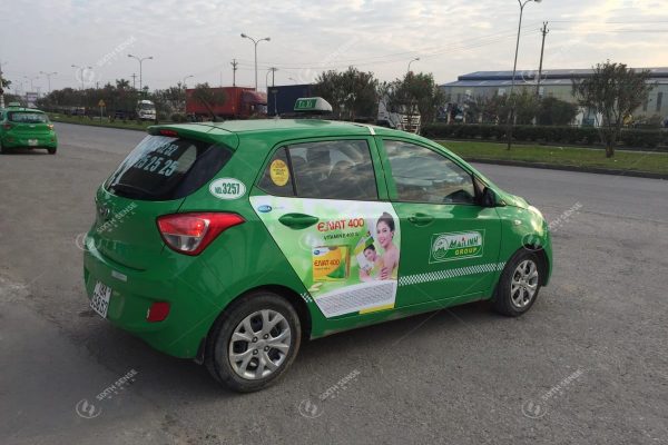 quảng cáo xe taxi ở Nam Định