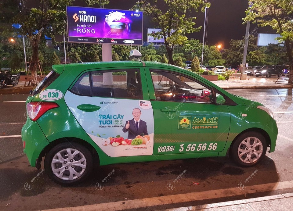 quảng cáo taxi Mai Linh tại TPHCM