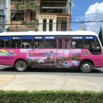 quảng cáo xe buýt ở Lâm Đồng