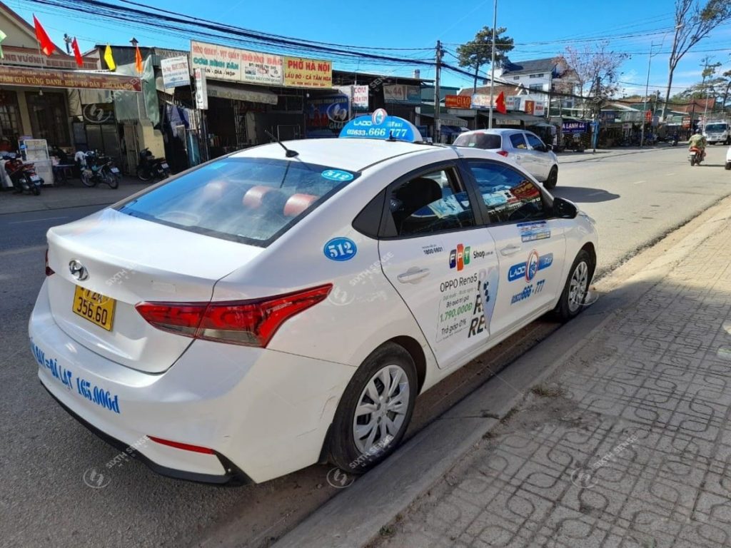 quảng cáo taxi ở Lâm Đồng