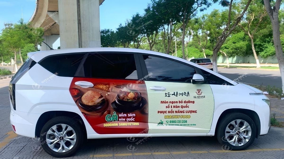 Quảng cáo taxi gia đình tạo điểm chạm thường xuyên và tăng nhận diện thương hiệu (Nguồn: SSM)