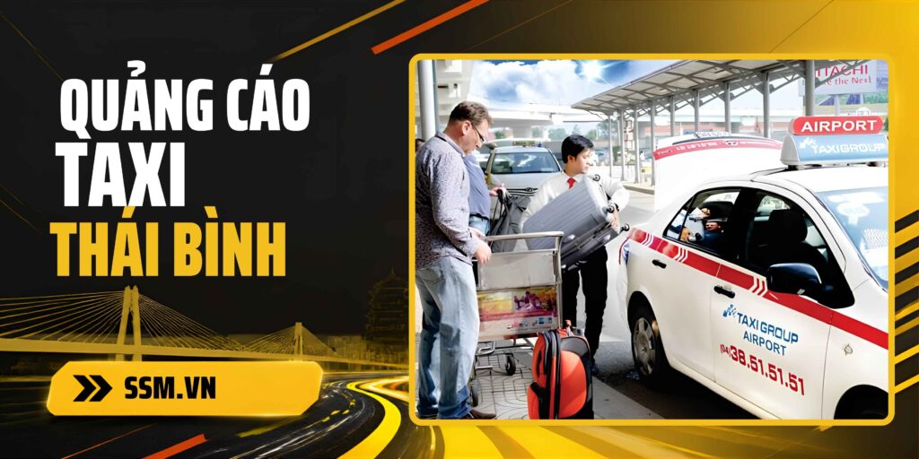 Quảng cáo taxi Thái Bình giúp thương hiệu tăng độ phủ, duy trì tần suất xuất hiện và tiếp cận khách hàng trên nhiều tuyến đường địa phương
