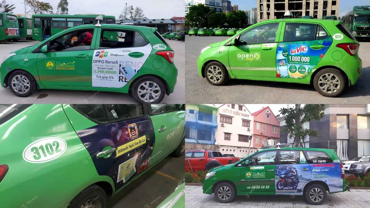 Các hãng taxi phổ biến tại Thái Bình mang đến nhiều lựa chọn phương tiện cho chiến dịch quảng cáo