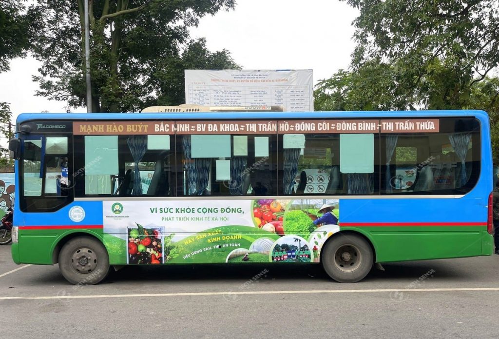 quảng cáo xe buýt ở bắc ninh