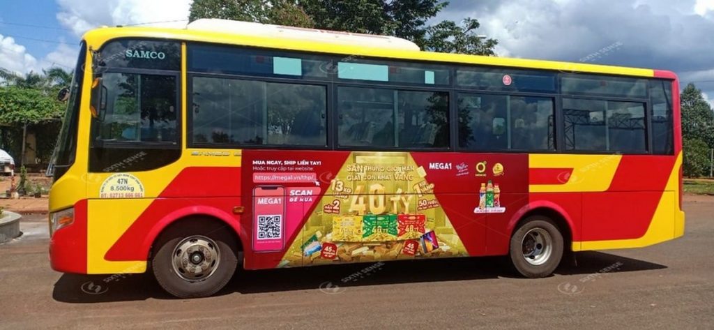 quảng cáo xe buýt ở bình phước