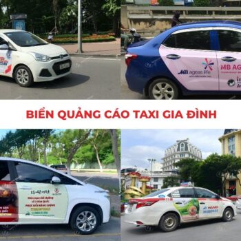 31 Mẫu Biển Quảng Cáo Taxi Gia Đình Đẹp, Độc Đáo 2026