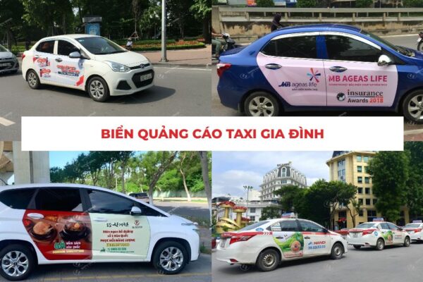 31 Mẫu Biển Quảng Cáo Taxi Gia Đình Đẹp, Độc Đáo 2026