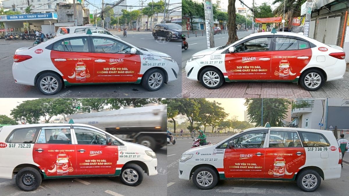 Thiết kế đồng bộ giúp hình ảnh thương hiệu nổi bật trên thân xe. (Nguồn: Dự án SSM)