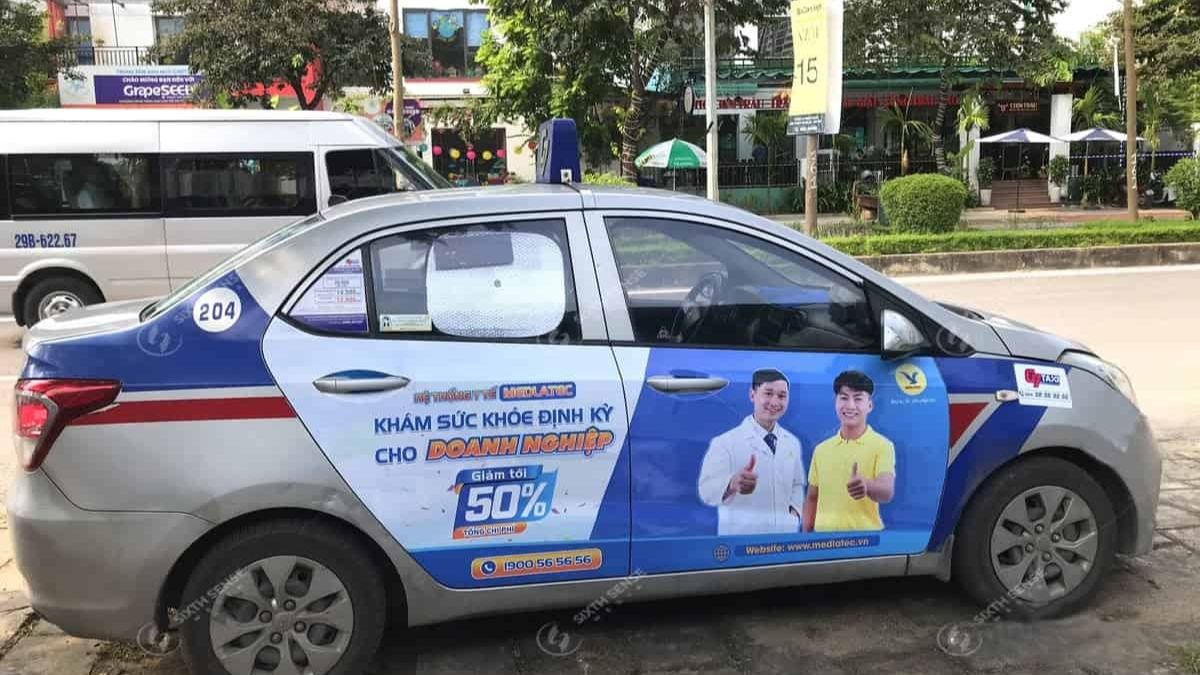Thiết kế taxi gia đình sử dụng màu sắc hài hòa và dễ nhận diện. (Nguồn: Dự án SSM)