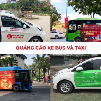 Quảng cáo xe bus taxi giúp thương hiệu mở rộng độ phủ và tăng điểm chạm với khách hàng trên nhiều tuyến đường đô thị